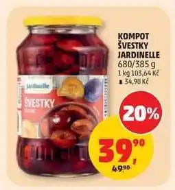 Penny Market KOMPOT ŠVESTKY JARDINELLE nabídka