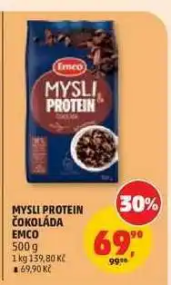 Penny Market MYSLI PROTEIN ČOKOLÁDA EMCO nabídka