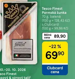 Tesco Tesco Finest Parmská šunka nabídka
