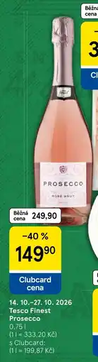 Tesco Tesco Finest Prosecco nabídka