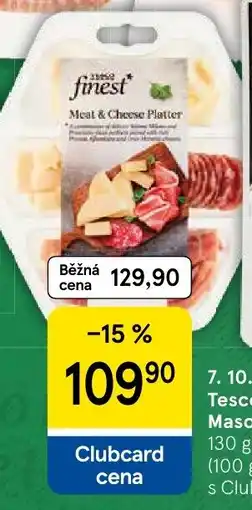 Tesco Finest Meat & Cheese Platter nabídka