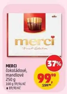 Penny Market MERCI čokoládové, mandlové nabídka