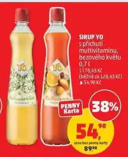Penny Market SIRUP YO nabídka
