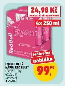 Penny Market ENERGETICKÝ NÁPOJ RED BULL nabídka