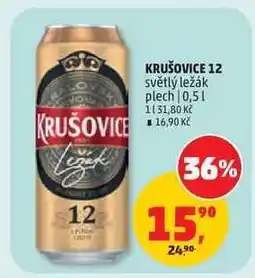 Penny Market KRUŠOVICE 12 světlý ležák plech nabídka