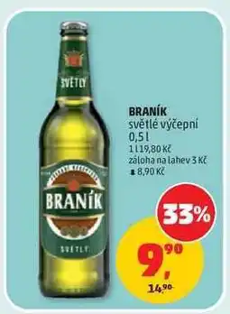 Penny Market BRANÍK světlé výčepní 0,5 l nabídka