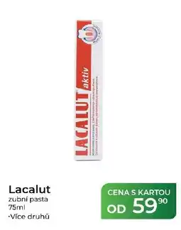 Tamda Foods Lacalut zubní pasta nabídka