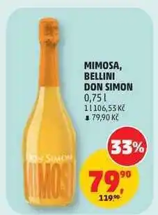 Penny Market Mimosa, Bellini Don Simon nabídka