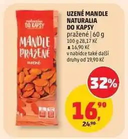 Penny Market UZENÉ MANDLE NATURALIA DO KAPSY nabídka