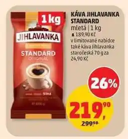 Penny Market KÁVA JIHLAVANKA STANDARD nabídka