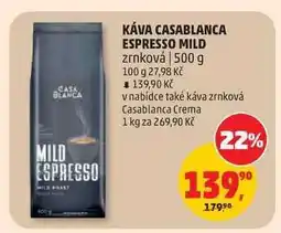 Penny Market KÁVA CASABLANCA ESPRESSO MILD nabídka