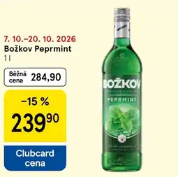 Tesco Božkov Peppermint nabídka