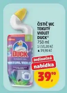 Penny Market Čistič WC tekutý Violet Duck nabídka