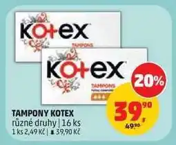 Penny Market Tampony Kotex nabídka