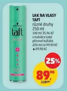 Penny Market LAK NA VLASY TAFT nabídka