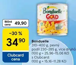Tesco Bonduelle pevný podíl nabídka