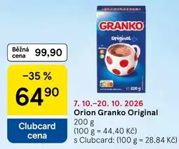 Tesco Orion Granko Original nabídka