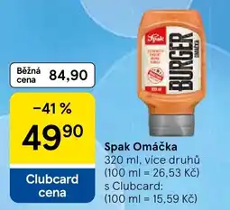 Tesco Spak Omáčka nabídka