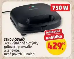 Penny Market Sendvičovač nabídka