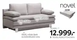 XXXLutz novel 3 rozkládací pohovka nabídka