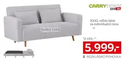 XXXLutz Carryhome rozkládací pohovka nabídka