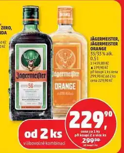 Penny Market Jägermeister, Jägermeister Orange nabídka
