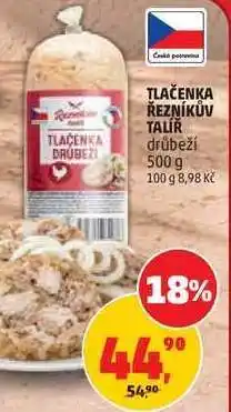 Penny Market Tlačenka Řezníkův talíř nabídka