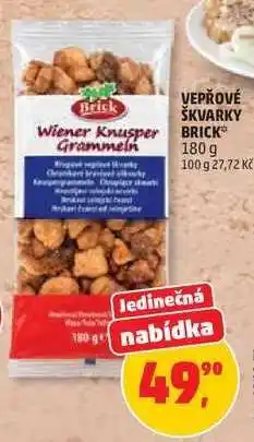 Penny Market Vepřové škvarky BRICK nabídka