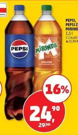 Penny Market Pepsi, Pepsi Zero, Mirinda nabídka