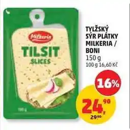 Penny Market Tylžský sýr plátky Milkeria/Boni nabídka