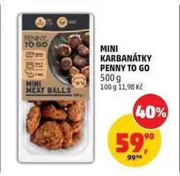 Penny Market Mini karbanátky Penny To Go nabídka
