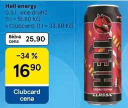 Tesco Hell energy nabídka