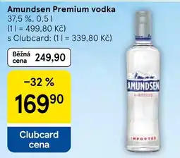 Tesco Amundsen Premium vodka nabídka