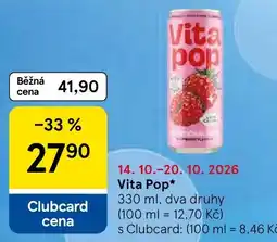 Tesco Vita Pop nabídka