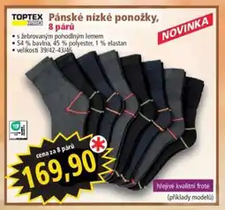 Norma Pánské nízké ponožky, 8 párů nabídka