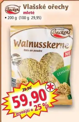 Norma Vlašské ořechy mleté nabídka
