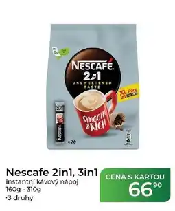Tamda Foods Nescafe 2in1, 3in1 nabídka