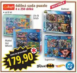 Norma 4dílná sada puzzle nabídka
