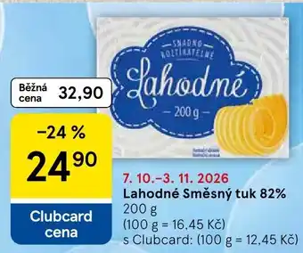 Tesco Lahodné Směsný tuk 82% nabídka