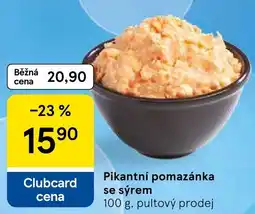 Tesco Pikantní pomazánka se sýrem nabídka