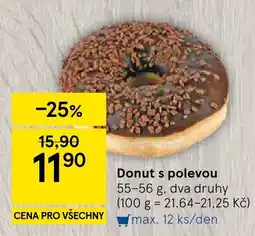 Tesco Donut s polevou nabídka