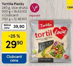 Tesco Tortilla Placky nabídka