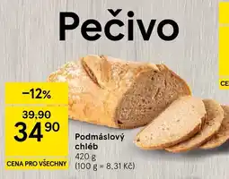 Tesco Podmáslový chléb nabídka
