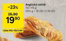 Tesco Anglický rohlík nabídka