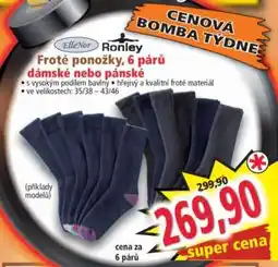 Norma Froté ponožky, 6 párů dámské nebo pánské nabídka