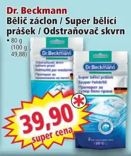 Norma Dr. Beckmann Bělič záclon / Super bělící prášek / Odstraňovač skvrn nabídka