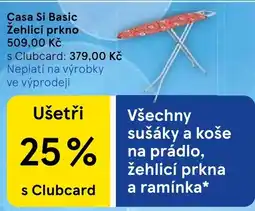 Tesco Casa Si Basic žehlicí prkno nabídka