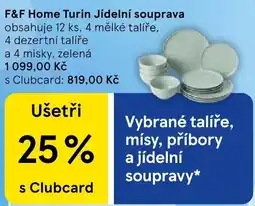 Tesco F&F Home Turin Jídelní souprava nabídka