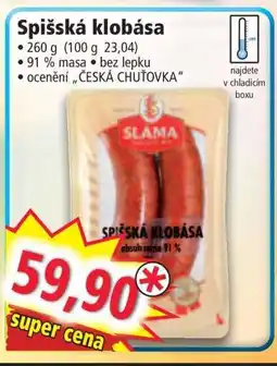 Norma Spišská klobása nabídka