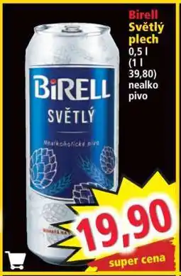 Norma BIRELL SVĚTLÝ plech nabídka
